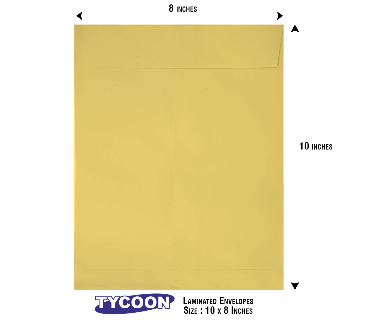 Tycoon Yellow Laminated Envelopes