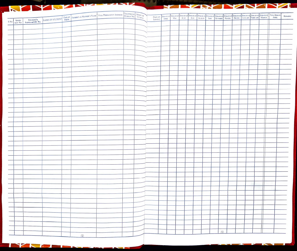 Special Student Attendance Register