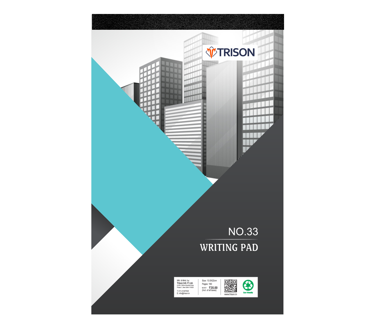 Trison Writing Pad No. 33 (13.5 X 22 cm)