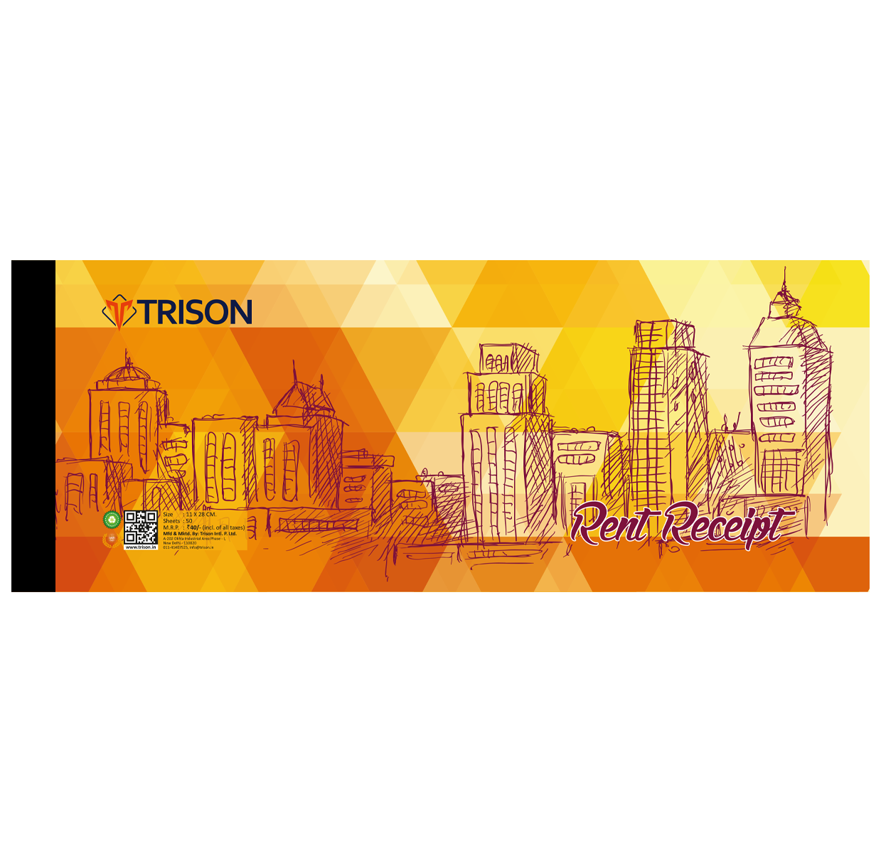 Trison Rent Receipt Book