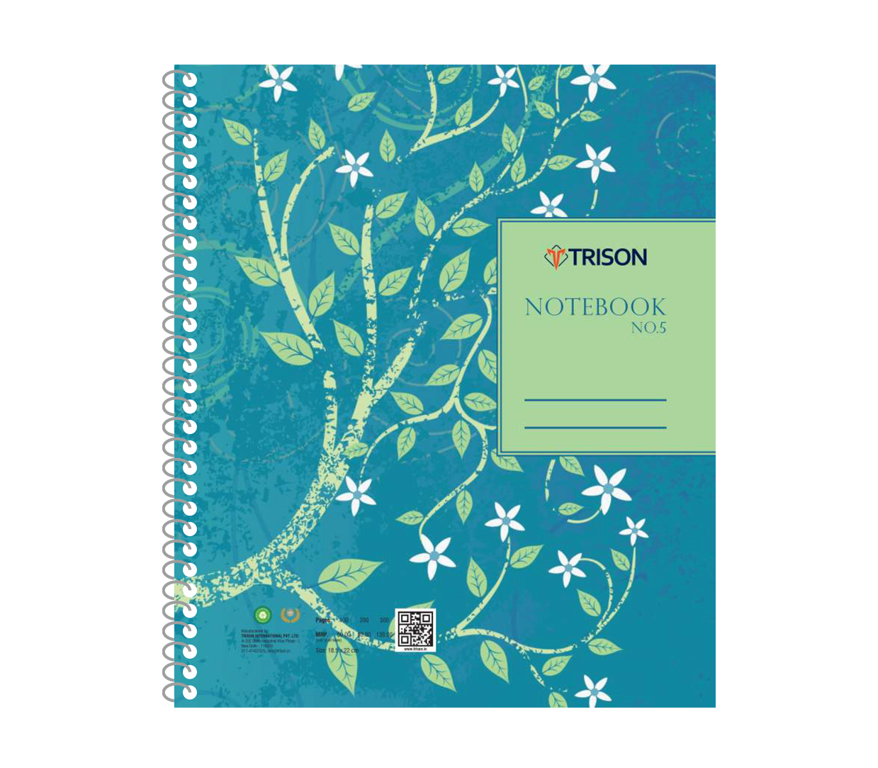 Trison Spiral Notebook No. 5 / B5 (18.5 X 22 cm)