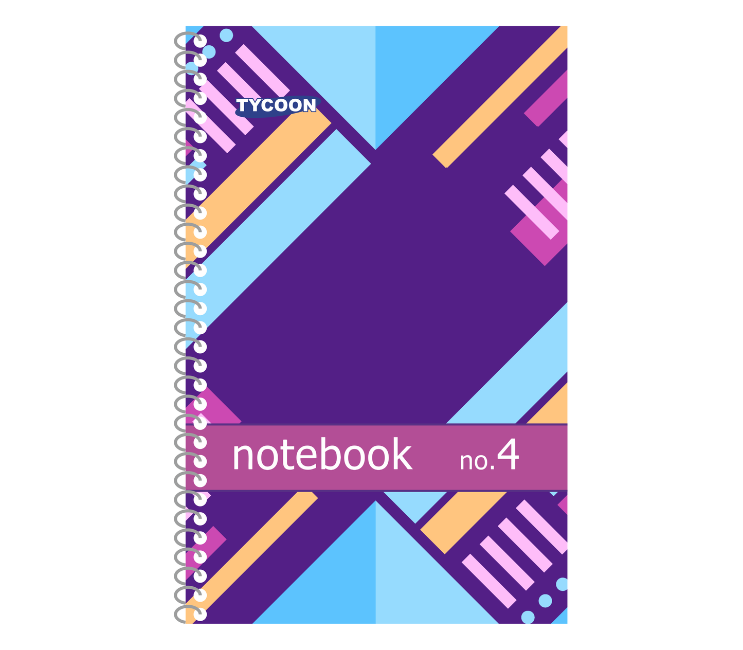Tycoon Spiral Notebook No. 4 / A5 (14 X 22 cm)