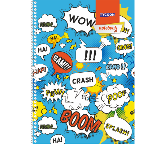Tycoon Students Spiral Notebook A4 (21 X 30 cm)