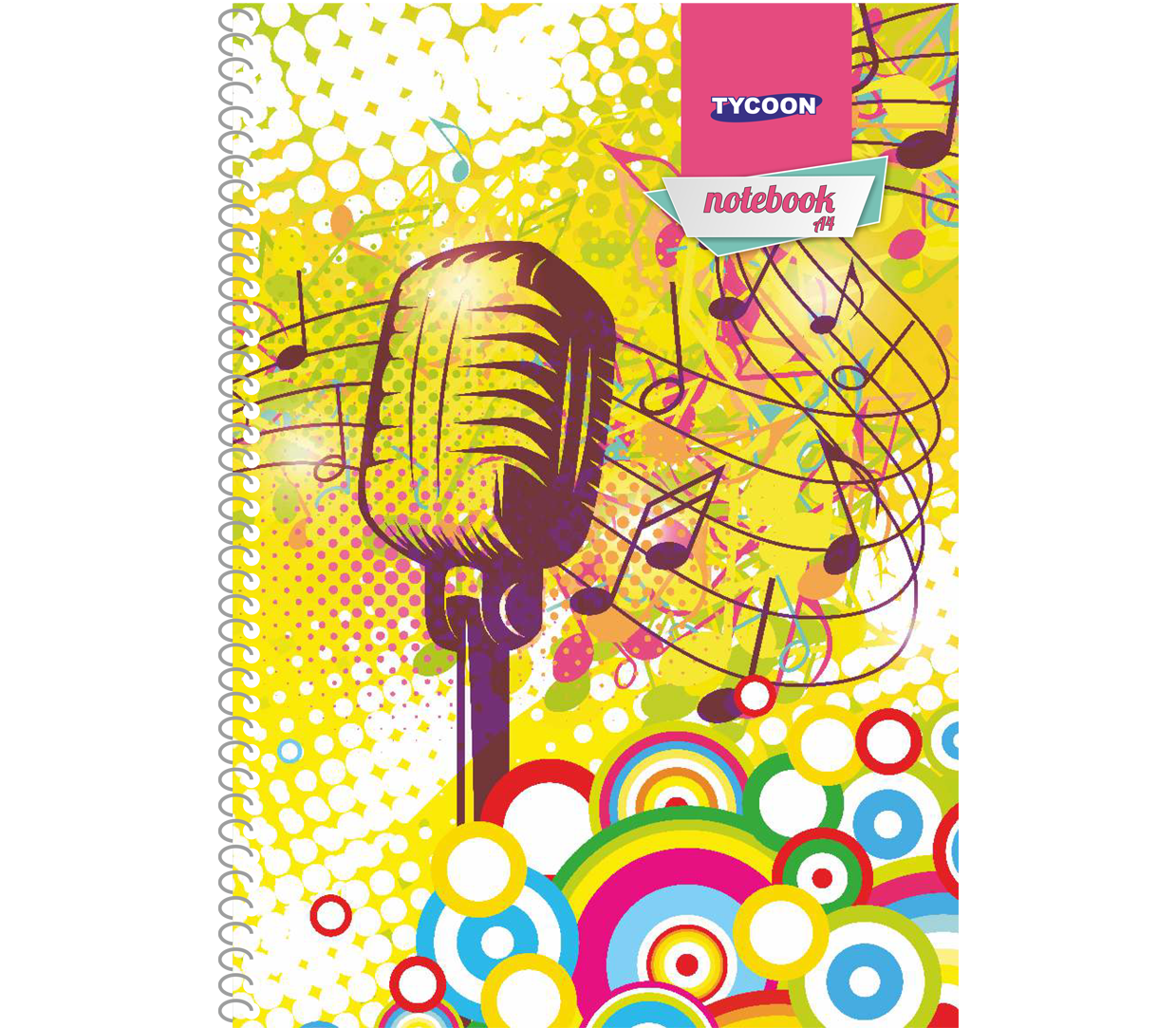 Tycoon Students Spiral Notebook A4 (21 X 30 cm)