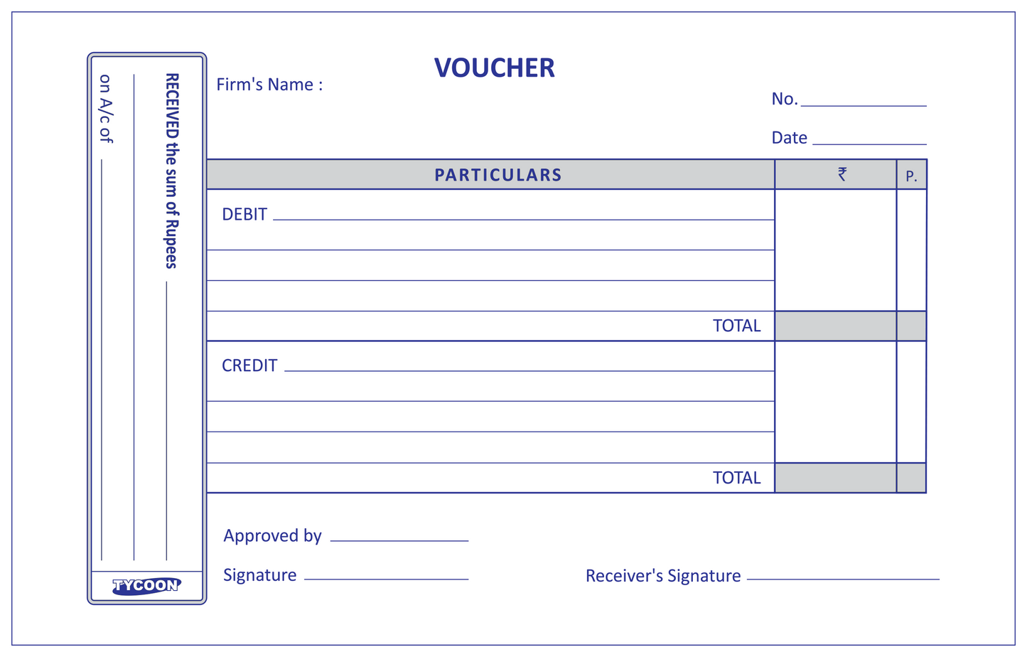 Tycoon Voucher Pad