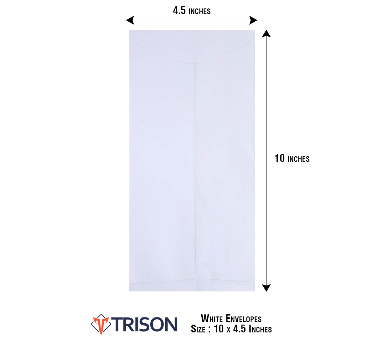 Trison White Envelopes (100 GSM)