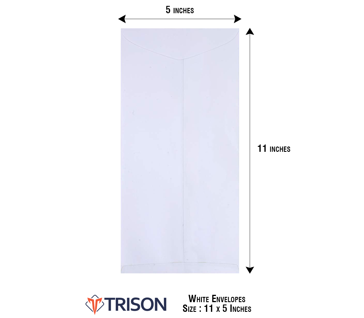 Trison White Envelopes (100 GSM)