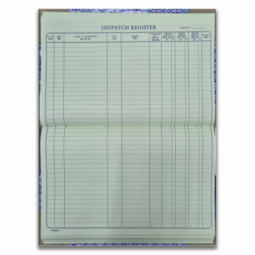 Dispatch Register (Red Binding) – Trison