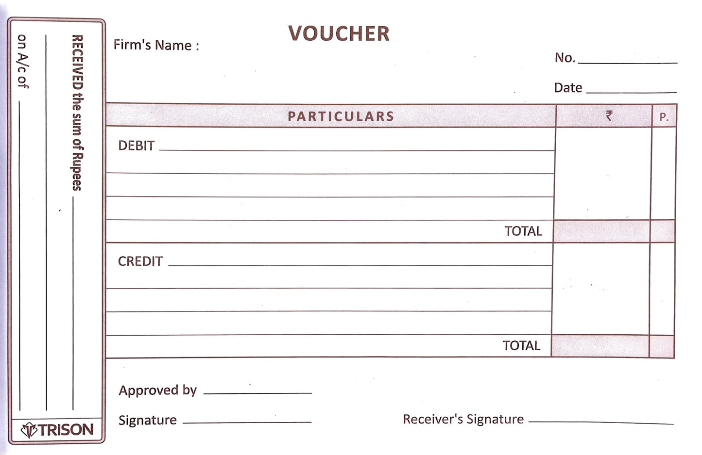 Trison Voucher Pad