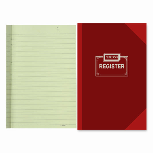 Ruled Register (Red Binding)