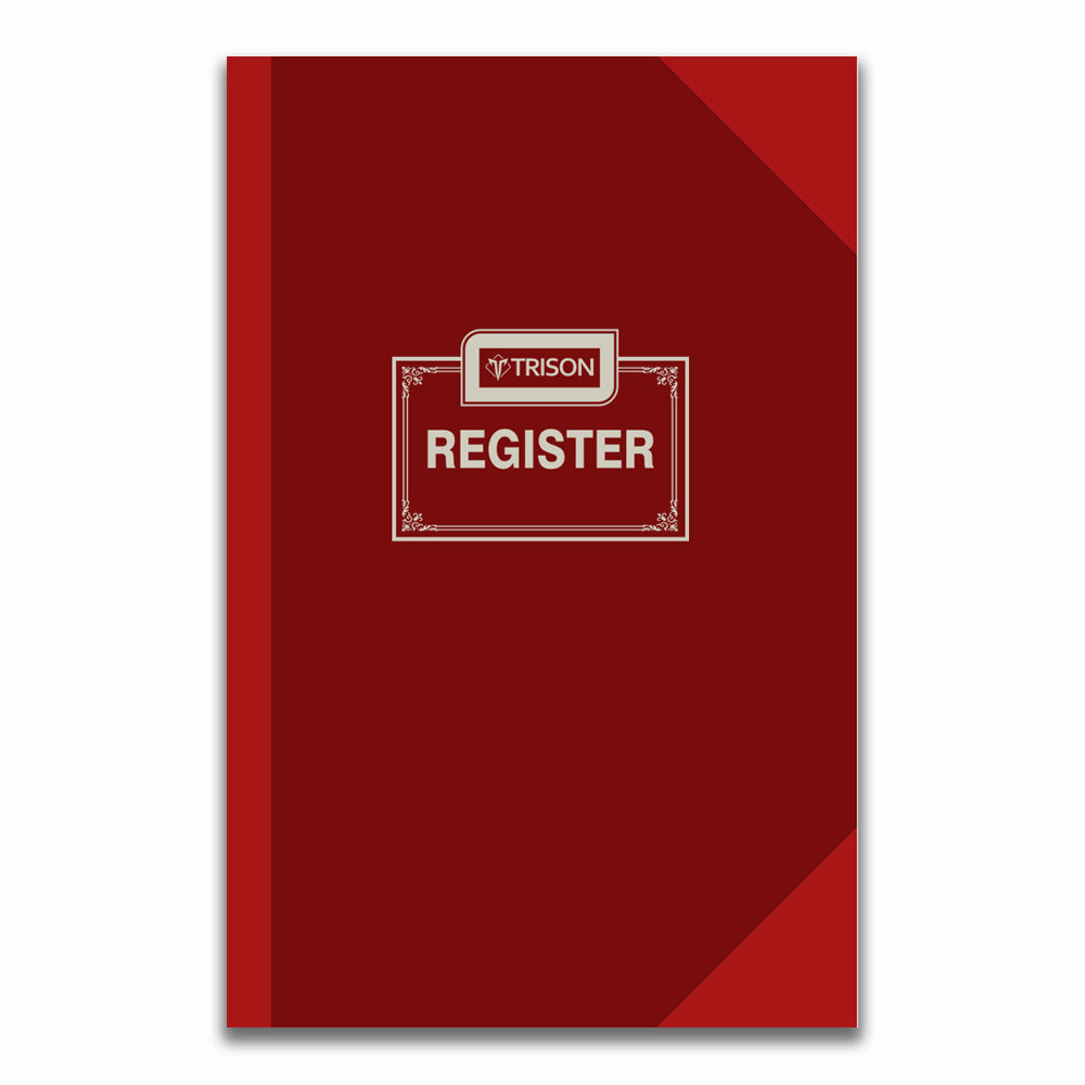 Ruled Register (Red Binding)