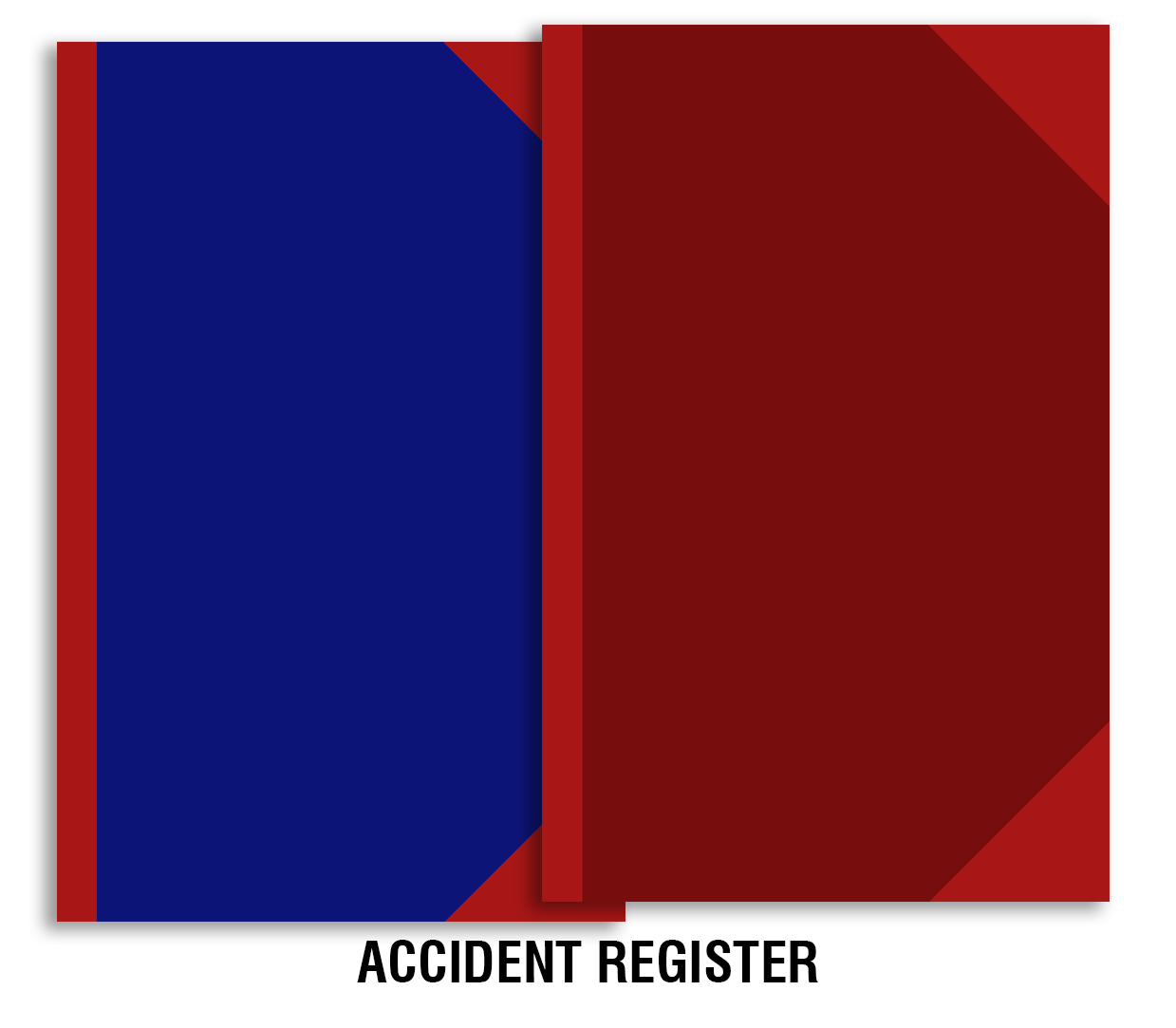 Trison Accident Register | 70 GSM | Quire 1 (64 pages) | Archival quality acid-free green ledger paper | Manually stitched and red canvas hardbound (R/B binding) | PVC rexine cover | Pre-printed format | Size: 21.5x34 cm | Factory act register | Factory act | factory | accident | accident book | factories act 1948 | register of accidence