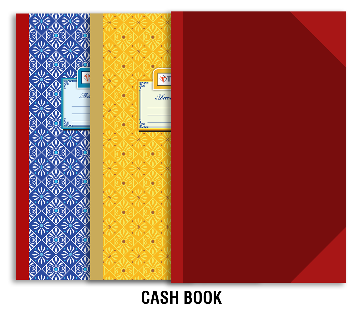 Trison Cash Book (premium quality) | Available in Red Binding (R/B), White Binding (L/B) & Ordinary Binding (O/B) | 70 65 GSM | Green ledger paper | Size: 21.5x34 cm & 19.5 x 32.5 cm | Superior cloth hardbound | Gloss laminated printed cover | PVC rexine cover | Available in No./Pages: 1/64,  2/128, 3/192, 4/256, 5/360, 6/432, 8/576, 10/720 & 12/864 | Comes with Index page | Also known as Kona pusta binding| cashbook | cash copy | cash book | ca | rokkar | rokad | rokda