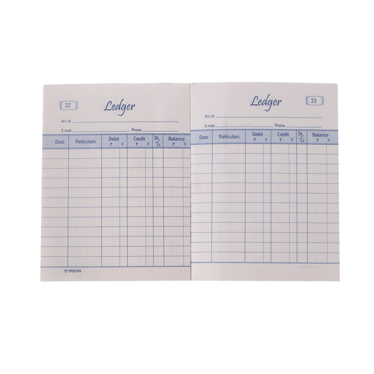 Ledger Sign Size Ledger Royal Size (9.5 x 12.5 cm) – Trison