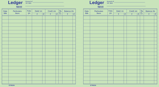 Ledger Register (Copy Size) – Trison
