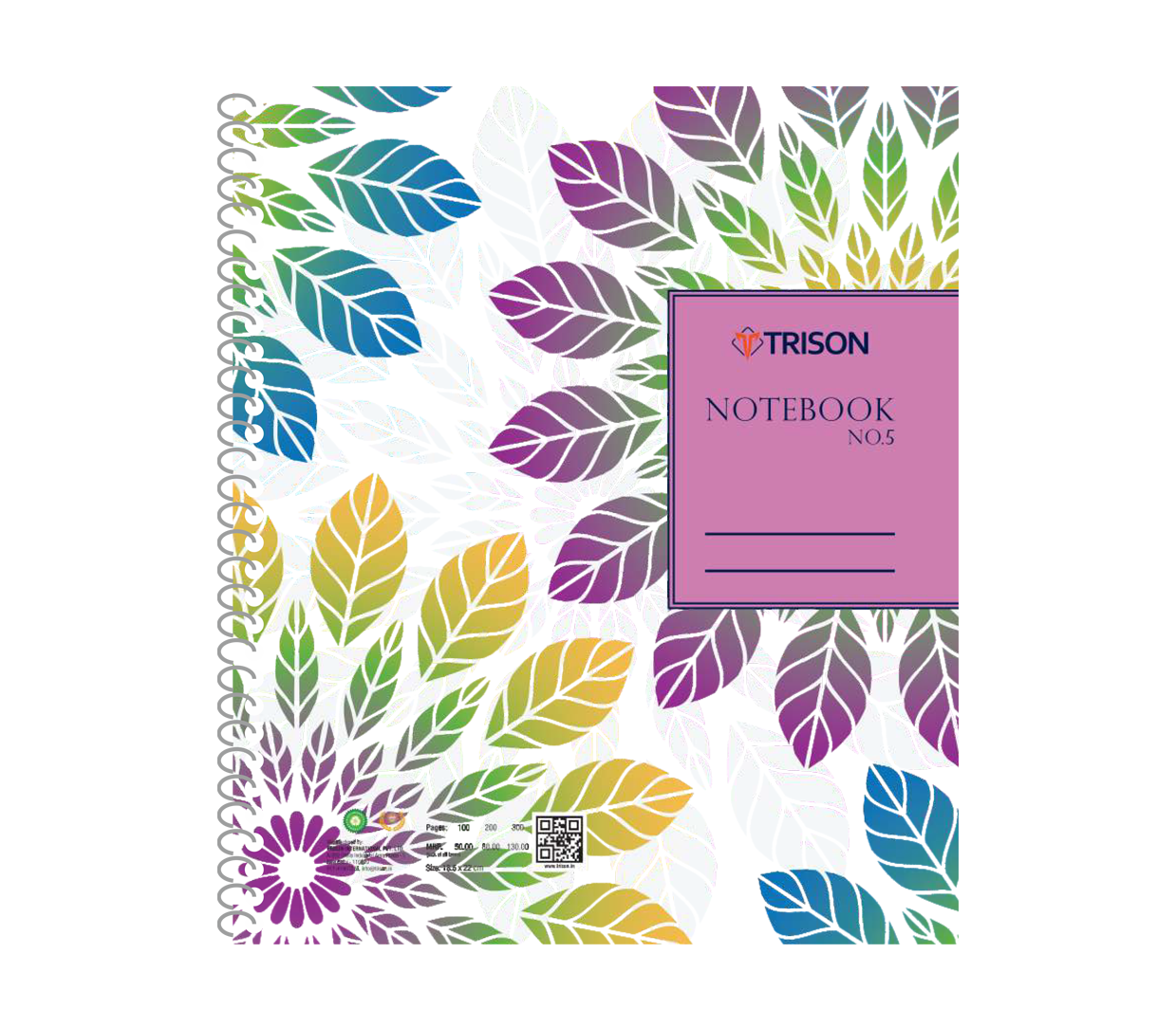 Trison Spiral Notebook No. 5 / B5 (18.5 X 22 cm)