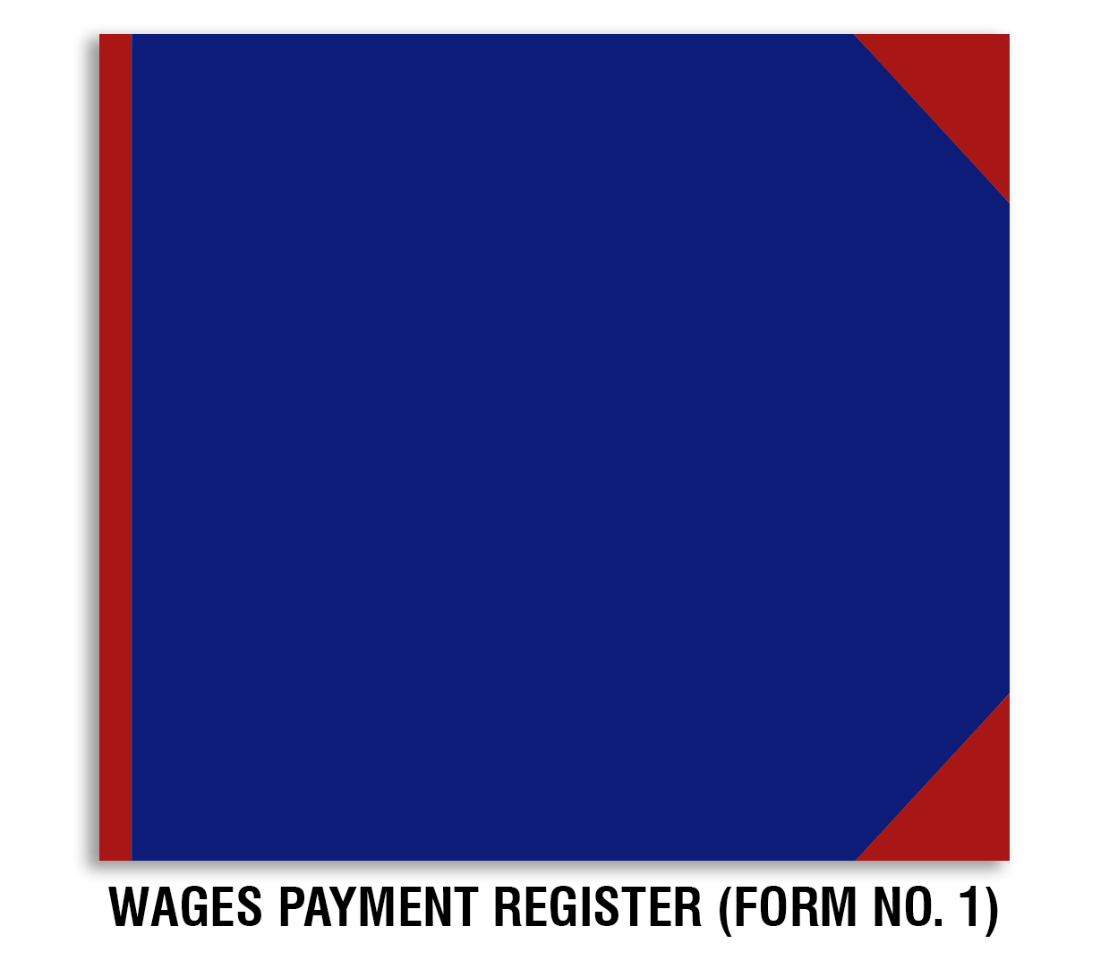Wages Payment Register (Form No. 1) (Size A3)